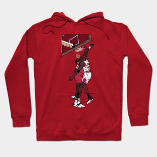 Michael Jordan Dunk on Dikembe Mutombo Hoodie